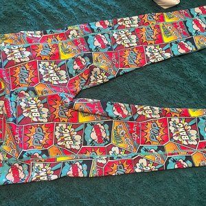 Comic strip leggings